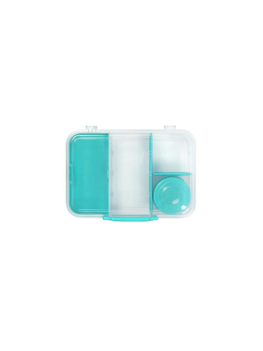 Sistema Cutie pentru Mâncare Plastic Verde 1480ml 1buc