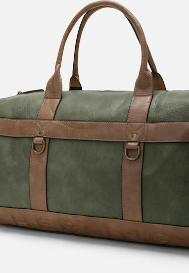 Herling Research Sack Voyage Green made of Artificial Leather