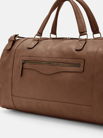 Herling Research Sack Voyage Brown made of Artificial Leather