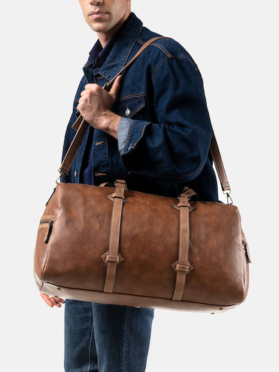 Herling Research Sack Voyage Brown made of Artificial Leather