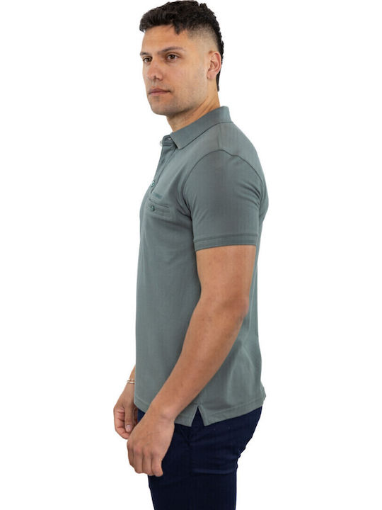 Polo Kurzarm Bluse Mint
