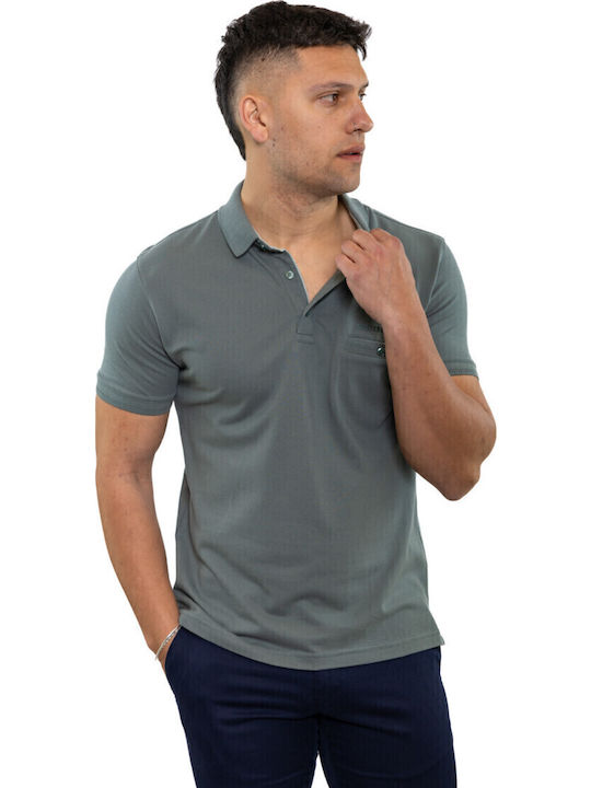 Polo Kurzarm Bluse Mint