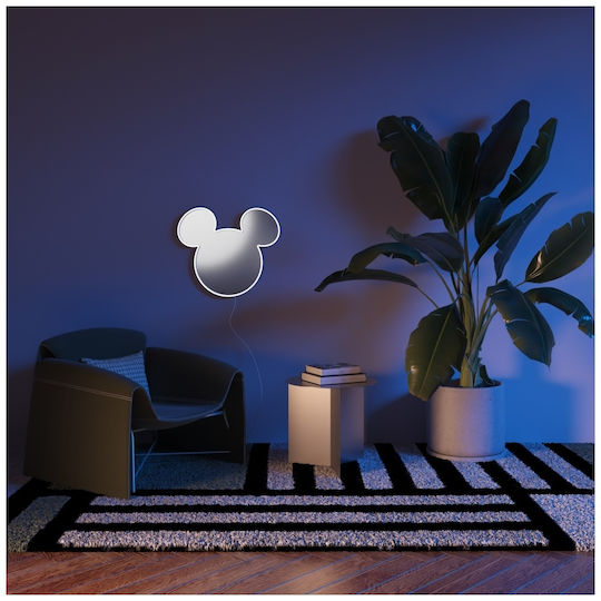Neon Yellowpop Disney Mickey Mirror Silver
