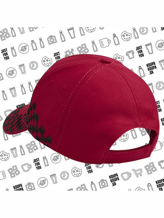 Olympiacos F.C Adult Cap Ultimate Red Black Racing Scratch 100% Cotton Drill Adult Unisex One Size