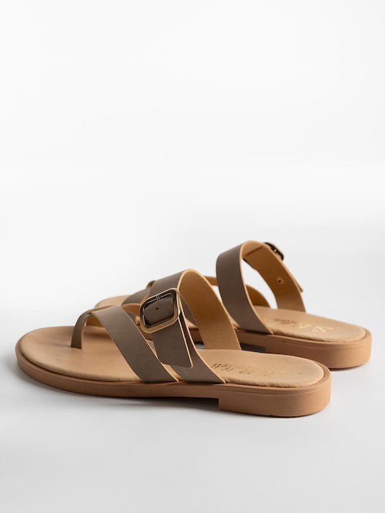 Damen Flache Sandalen Top K25-002-1138NUBUCK-Top