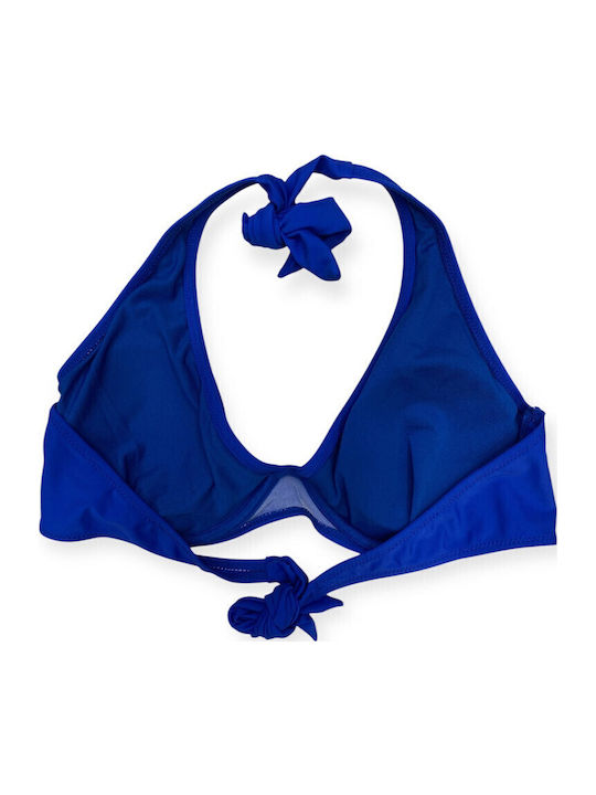 Mit Polsterung Blau