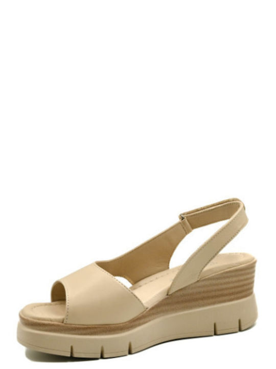 Anatomische Damenplattformen Beige