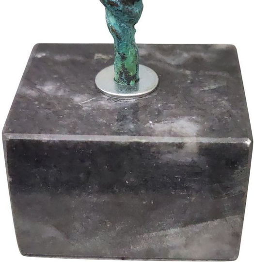 Statuetă din bronz cu Toiagul lui Asclepius