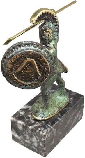 Bronzestatue von Leonidas