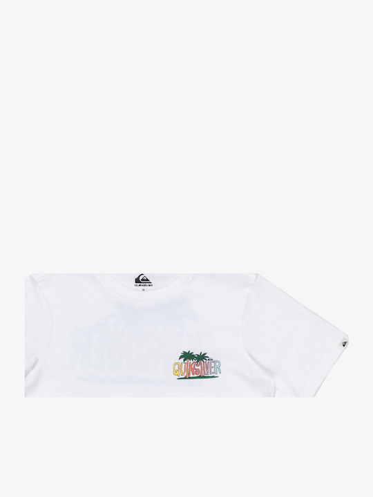 Kids' T-shirt White Ev Sunny Palms
