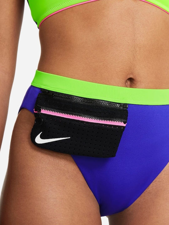 Bikini Slip High Waist Blue - Green