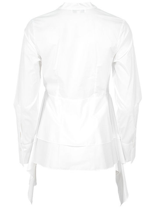 Women's Long Sleeve Shirt White