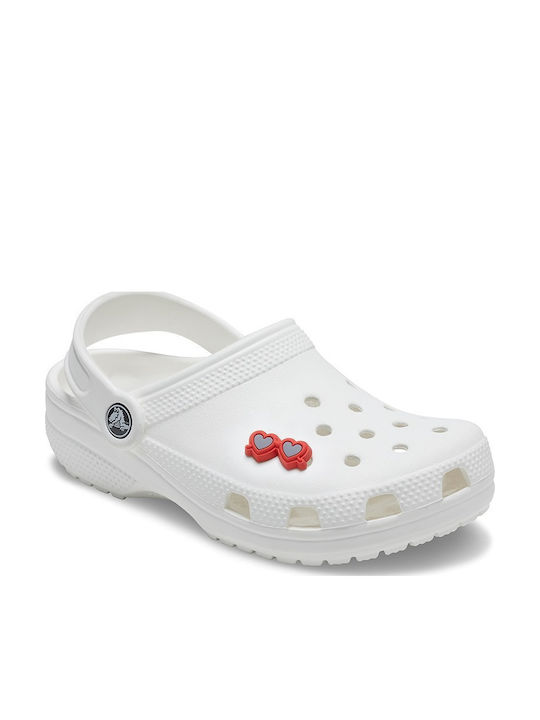 Crocs Джибитс Декорация За Обувки Еднорог Червена