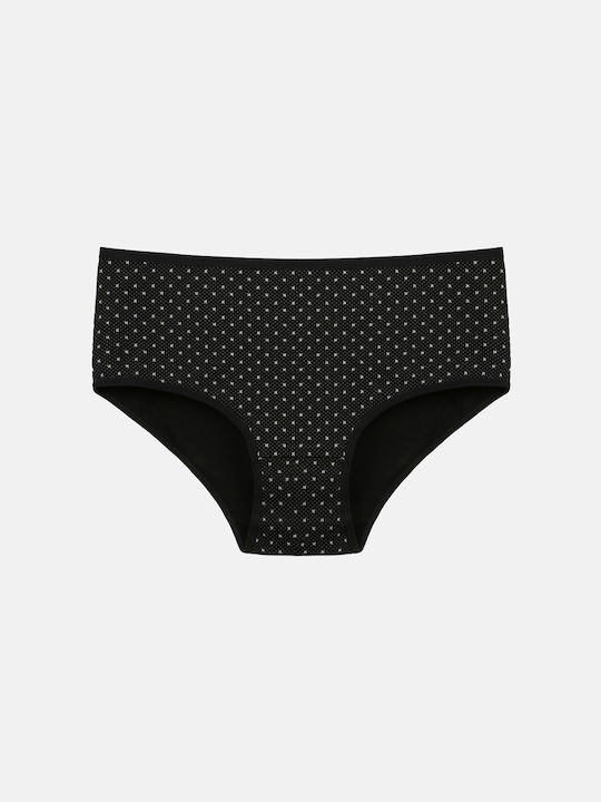 Βαμβακερά Γυναικεία Slip MultiPack Μαύρο