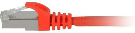 Sharkoon S/FTP Cat.7a 10Gbps Network Cable Ethernet 10m Red