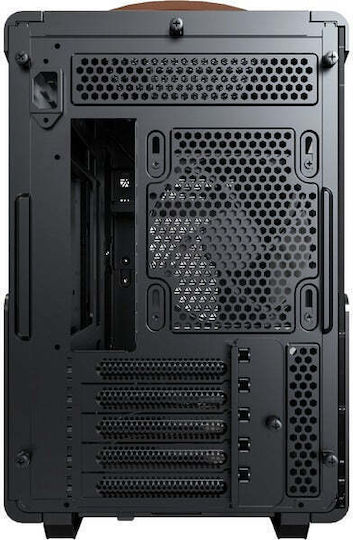 Montech Heritage PRO Gaming Mini-Turm Computergehäuse mit Seitenfenster Schwarz
