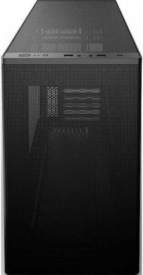 Aerocool Stormfront Gaming Mini Tower Κουτί Υπολογιστή με Πλαϊνό Παράθυρο Μαύρο