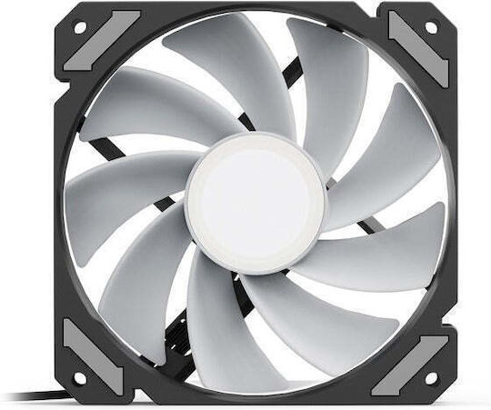 Sharkoon Ventilator Pentru Carcasă Mirror PWM Lamă Inversată 120mm (1500rpm) cu Iluminare RGB și Conexiune 4-Pin