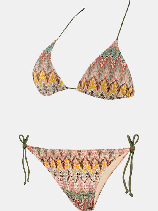 Bikini Set with Removable Padding Khaki