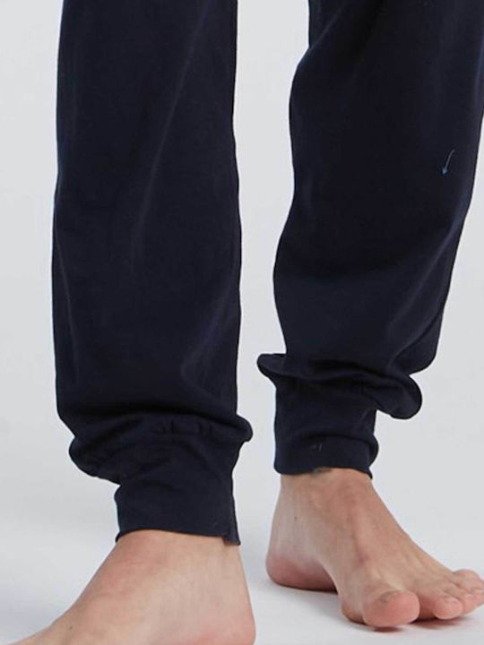 Crazy Farm Men's Summer Pajama Pants Royal Blue