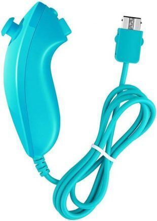 Nunchuck Ενσύρματο Gamepad για Wii / Wii U Light Blue