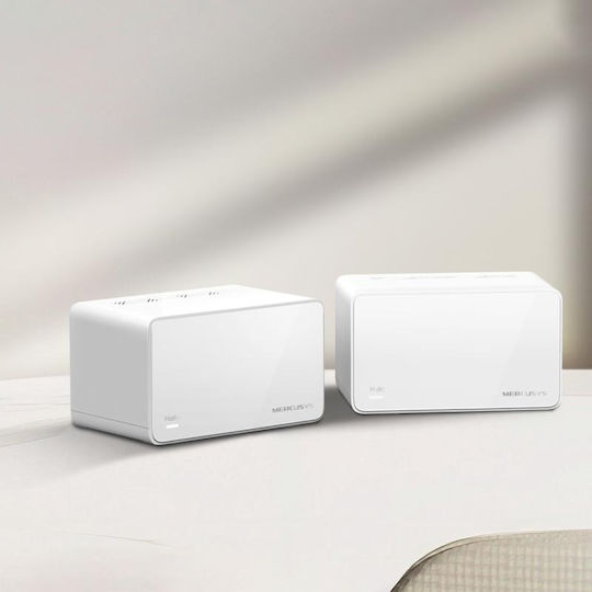 Mercusys Halo H90X WiFi Mesh Network Access Point Wi‑Fi 6 Dual Band (2.4 & 5GHz) σε Τριπλό Kit