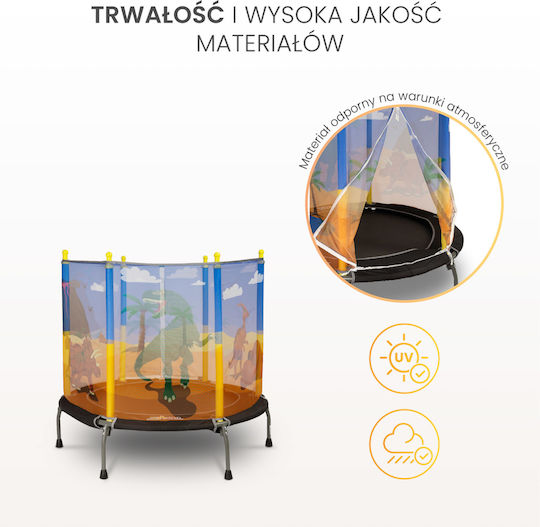 Toyz Τραμπολίνο Παιδικό Διαμέτρου 112εκ. με Προστατευτικό Δίχτυ