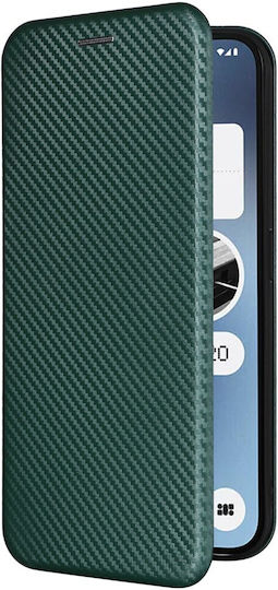 Carbon Fiber Buchen Sie Grün (Nothing Phone 2a / 2a Plus)