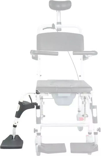 Mobiak Aqua Reclining Wheelchair Bathroom Folding Special Type 41cm 0805498 White