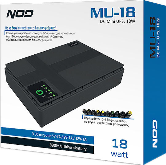 NOD MU-18 Mini UPS 18W