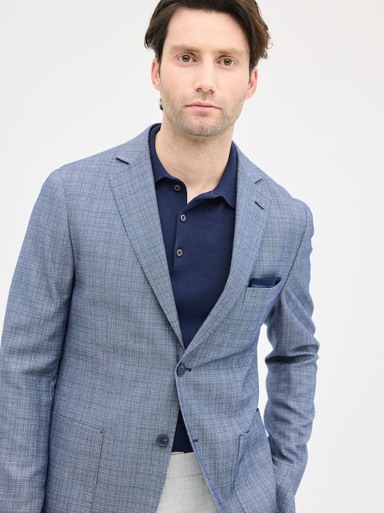 Men's Suit Jacket Slim Fit Navy Blue