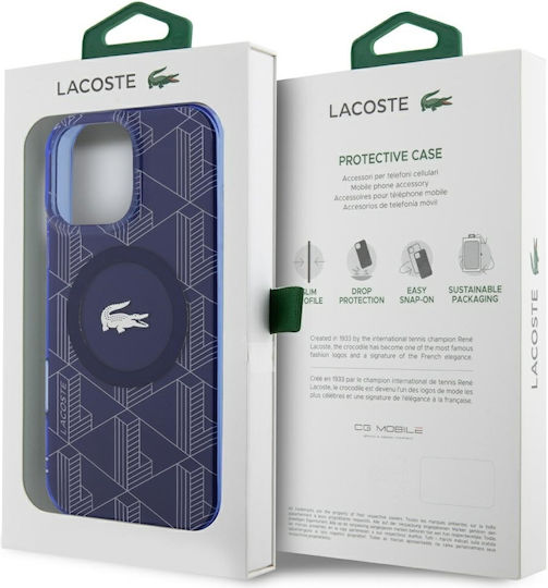 Lacoste Hc Iml Monogram Back Cover Σιλικόνης / Πλαστικό Ασημί (iPhone 16 Pro)