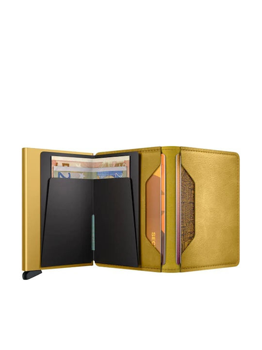 Slimwallet Ανδρικό Πορτοφόλι Καρτών Κίτρινο