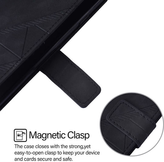 Τriangle Brieftasche Schwarz (Nothing Phone 2a / 2a Plus)