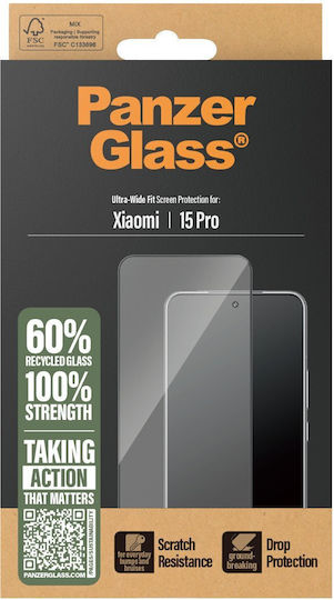 PanzerGlass Tempered Glass Black (Xiaomi 15 Pro)