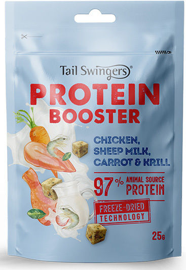 Tailswingers Dog Treat with Chicken, Mlik, Carrot and Meat 25gr