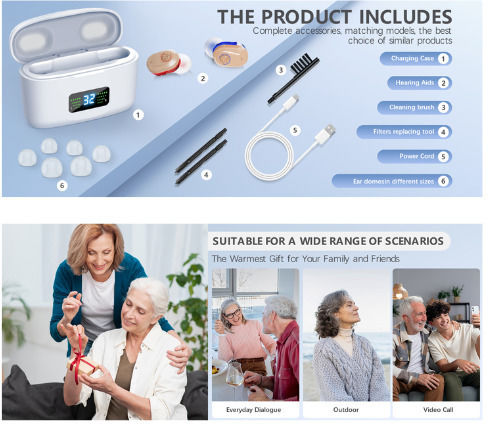 Digital Rechargeable Hearing Aid