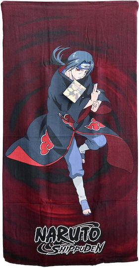 Cerda Naruto Παιδική Πετσέτα Θαλάσσης Κόκκινη 140x70εκ.
