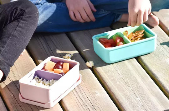 Melii Kids' Food Container made of Silicone 0.7lt Pink