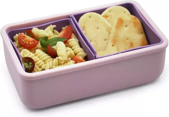 Melii Kids' Food Container made of Silicone 0.7lt Pink