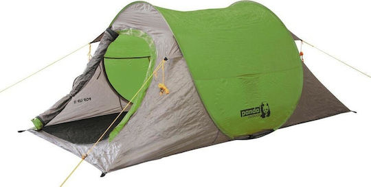 Panda Pop Up II Sommer Campingzelt Pop Up Orange für 2 Personen 110x230x90cm