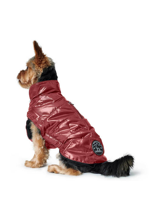 Hunter Hundemantel Wasserdicht / Winddicht Rot mit Rückenlänge 78 cm.
