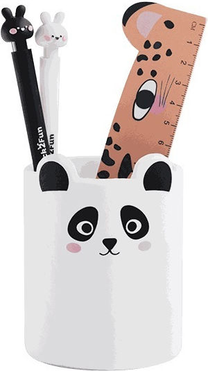 Miquerlius Μολυβοθήκη Σιλικόνης 7.5x9cm B2fun Panda 844.133217 Miquelrius