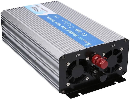 Extralink Inverter für Autos Modifizierte Sinuswelle 1500W zur Umwandlung von 12V DC in 230V AC mit 1xUSB