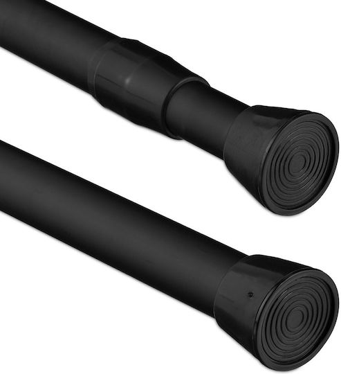 Telescopic Stainless Steel Dog Lead Relaxdays Dimensions 120-220 Cm Black