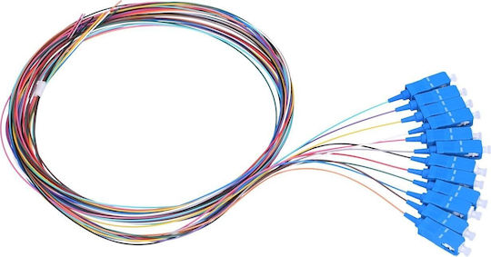 Extralink Sc Upc Pigtail Set Single Mode 900um G.652d 1,5m 12 Pcs 12 Colours Ex.10123