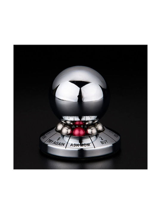 Philippi Ball Decision Maker Nickel Bürodekoration aus Metallisch 5x5x5cm in Silber Farbe