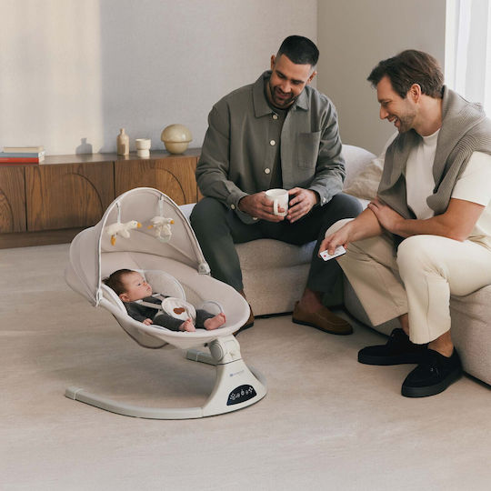 Kinderkraft Electric Balansoare și Leagăne Bebeluşi Tulsy Bej