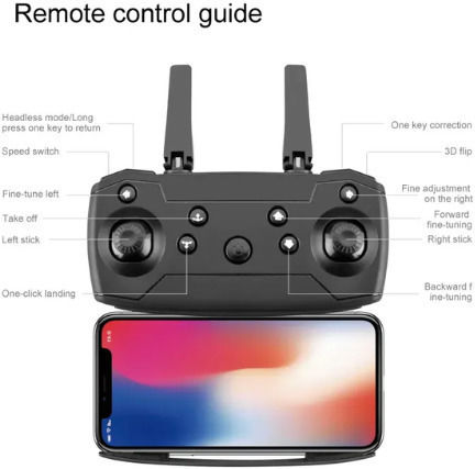 DLB E88 Pro RC Drone με 2K Κάμερα Grey