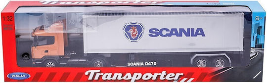 CarMotion Scania R470 Modeling Figure Tractor Orange in Scale 1:32 47x47cm.